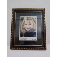 8x10 inch Photo Frame (black with gold engraving)