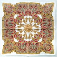 Celine 古董絲巾 - 手帕 奢華流蘇 20.5 x 20 英吋