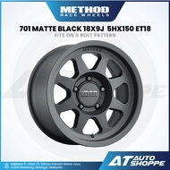 METHOD MR701 - Matte Black 18x9 ET18 5x150 (1 piece)