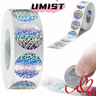 UMISTYDREAMC9 Coating Labels Gift Round Love Message DIY Lottery Ticket