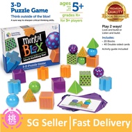 Learning Resources Mental Blox Critical Thinking Game, Homeschool, 20 Blocks, 40 Activity Cards, Age