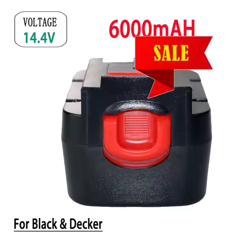 ✅✅NiMH Rechargeable Battery Black Decker 14.4V 4.0Ah 6.0Ah Is Suitable for The Whole Black&Decker 14