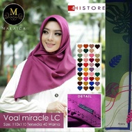 SALE!! [HISTOREINDONESIA]JILBAB POLOS WARNA B AZARA MALAICA BAHAN VOAL