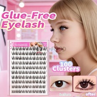 100–120 Cluster Eyelash Extension No Need Glue Fake Eyelashes For Lazy Beginners Eyelash Extension