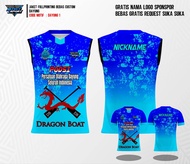 Jersey kaos olahraga dayung mendayung dragon boat fullprinting bebas request suka suka dayung1