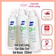 Konix hair removal gel 250 ml - Cold hair removal gel - ECG gel - ultrasound gel