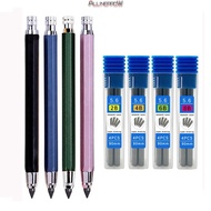 ALLINERROWL4 Mechanical Pencil Metal School Office Supplies Sketch Comics Design Writing Art Paintin