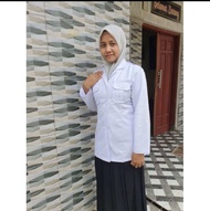 Baju Dinas Putih wanita Baju Putih PNS/ASN Guru Kemeja kerja wanita Baju Pdh Putih Pangkat