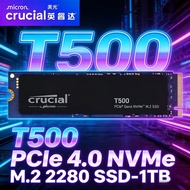 crucial | Crucial T500 PCIe Gen4 NVMe 1TB 2TB SSD Up to 7300MB/s TLC NAND Laptop & Desktop (PC) Comp