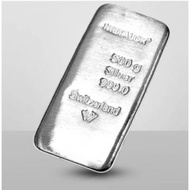 Silver Bar 999 Metalor 500g