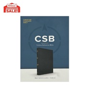 CSB Thinline Reference Bible Indexed - Black Leather
