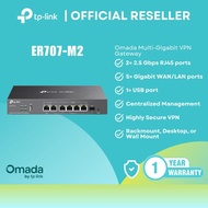 TP-Link ER707-M2 Omada Multi-Gigabit VPN Gateway Dual 2.5G WAN Gigabit Ports itw