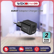 AUKEY PA-B1T 20W Type C Charger Adapter GAN PD 3.0 Fast Charging Support IOS and Android