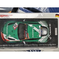 [Ready Stock] Spark 1: 43 Aston Martin vantage amr gt4 Newbergrin 2023 Racing Model