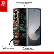 HP Case Casing Samsung Z Fold and Z Flip 7 6 5 4 3 TPU Rubber Abstract Art RK376