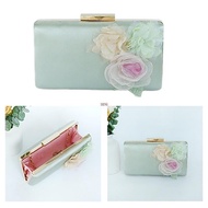 seng Stylish Floral Pattern Handbag with Comfortable Crossbody Strap for Night Event