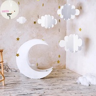 XOITR 16Pcs 3D Cloud Decorations White Hanging Clouds For Ceiling Cloud Party Decorations Cloud Orna