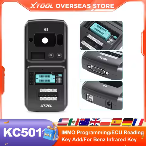 XTOOL KC501 Chip Key Programming All Key Lost OBD2 Automotive Scanner For Benz Infrared Work With X1