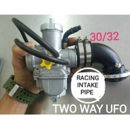 RACING CARBURETOR JOINT INTAKE PIPE 28/32 MM TWO WAY UFO UNIVERSAL NSR TZM KR150