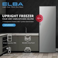 ELBA ITALY EUF-J2923(SV) EUFJ2923(SV) 290L R600A UPRIGHT FREEZER