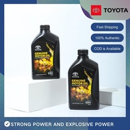 Original Toyota Genuine Motor Oil 1Liter Fully Synthetic SN/CF 5w30 Gasoline & Diesel Fully Syntheti