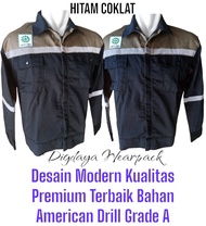 Baju Wearpack Pria Safety K3 Seragam Kerja Proyek Lapangan Tambang Bengkel Las Atasan Lengan Panjang