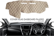 Cover Alas Dashboard/Pelindung dasbord mobil Pajero th 2016-2023 kulit premium