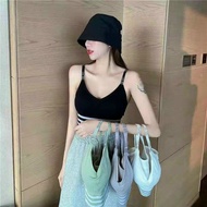 B26-Yoga gym ribbed bra, crop top bra, striped workout bra without underwire/ms012