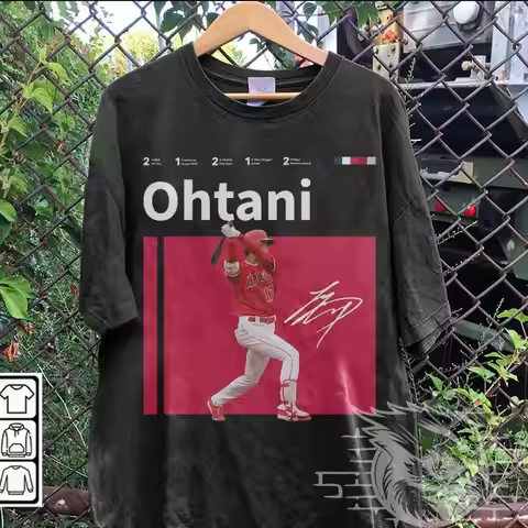 Shohei Ohtani Baseball Merch Shirt Angels Baseball Y2k Graphic Tee Shohei Ohtani Retro 90s Inspired 