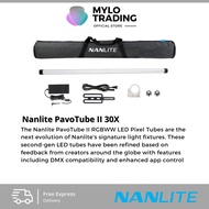Nanlite PavoTube II 30X RGBWW LED Pixel Tube with Internal Battery (4')