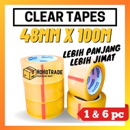 Opp Tape 48mm x 100m Salotape Cellophane Tape Fragile Tape Transparent Tape Packaging