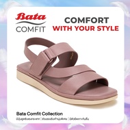 Bata บาจา Comfit รองเท้าเพื่อสุขภาพแบบรัดส้น พร้อมเทคโนโลยีคุชชั่น รองรับน้ำหนักเท้า สำหรับผู้หญิง สีชมพู รหัส 5015069