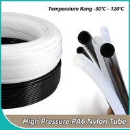 High Pressure PA6 Nylon Tube ID 2 4 5 6 8 9 10 11 12 13mm Pneumatic Air Compressor Smooth Rigid Poly