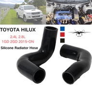I33T Silicone Radiator Hose Silicone Pipe For Toyota Hilux REVO 2.4 2.8 1GD 2GD 2015-2024 1GD-FTV 2G