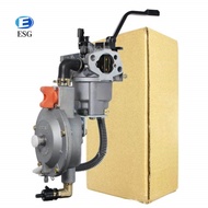 เครื่องกำเนิดไฟฟ้าแบบคู่คาร์บูเรเตอร์เชื้อเพลิงชุดแปลง LPG NG สำหรับ3KW GX200 170F คู่มือสำหรับ168F