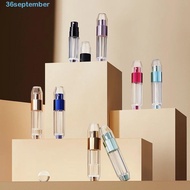 SEPTEMBER Bottom Filling Perfume Bottle, 5ML Octagonal Travel Perfume Atomizer, Luxury Transparent E