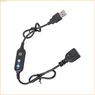 FACY Practical USB Interval Timer Wire Metal Connector Perfect for Household Gadgets