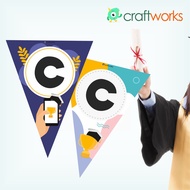 GRADUATION FLAG DECORATION BUNTING FLAG BANNER