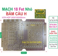 PCB bo mạch kích điện 18 fet đảo pha băm cầu H (sợi thủy tinh FR4)