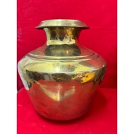 Brass Plain Kudam Thick 9 inch