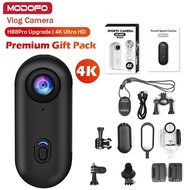 H88 pro 32GB FHD 4K Vlog Action Camera Kamera Badan Mini, Action Body Cam Boleh Dipakai, Saiz Ibu Ja