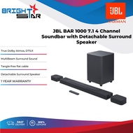 JBL BAR 1000 - 7.1 /4-Channel Soundbar with detachable surround speakers MultiBeam/Dolby Atmos