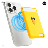 elago X LINE FRIENDS MagSafe Wallet Pocket Card Holder กระเป๋าใส่การ์ดติดแม่เหล็ก MagSafe ลิขสิทธิ์แ