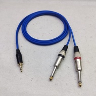 Kabel Audio 1-5 Meter Plus Jack 3,5mm To 2 Akai Male