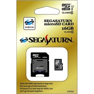 [+..••] NSW SEGA SATURN MICROSDHC CARD + SD ADAPTER SET (16 GB) (JAPAN) (เกมส์ Nintendo Switch™ By C