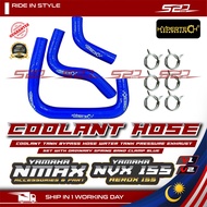 Coolant Hose Set HYPERTECH YAMAHA NVX NMAX 155 V1 V2 Radiator Hose Coolant Tank Bypass Hose Water Ta