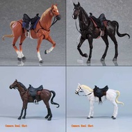 Figma 490 Brown Horse White Horse Dark Horse Yellow Horse Movable Figure Cos Ornament Model Movable 