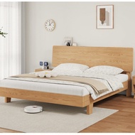 【SG Sellers】Solid Wooden Bed Frame Bed Frame With Mattress Storage Bed Frame Single/Queen/King Bed Frame