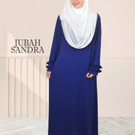 (NEW) TUDIAA JUBAH SANDRA Ruffle Plus Size / Plus Size Jubah / Jubah Muslimah Long Sleeve (Baju Raya Aildilfitri 2023)