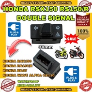 RSX150 HONDA BEAT RS150R HONDA WAVE ALPHA CX110 NEW DOUBLE SIGNAL SWITCH ACCESSORIES MOTOR HONDA MOTORCYCLE HAZARD LIGHT